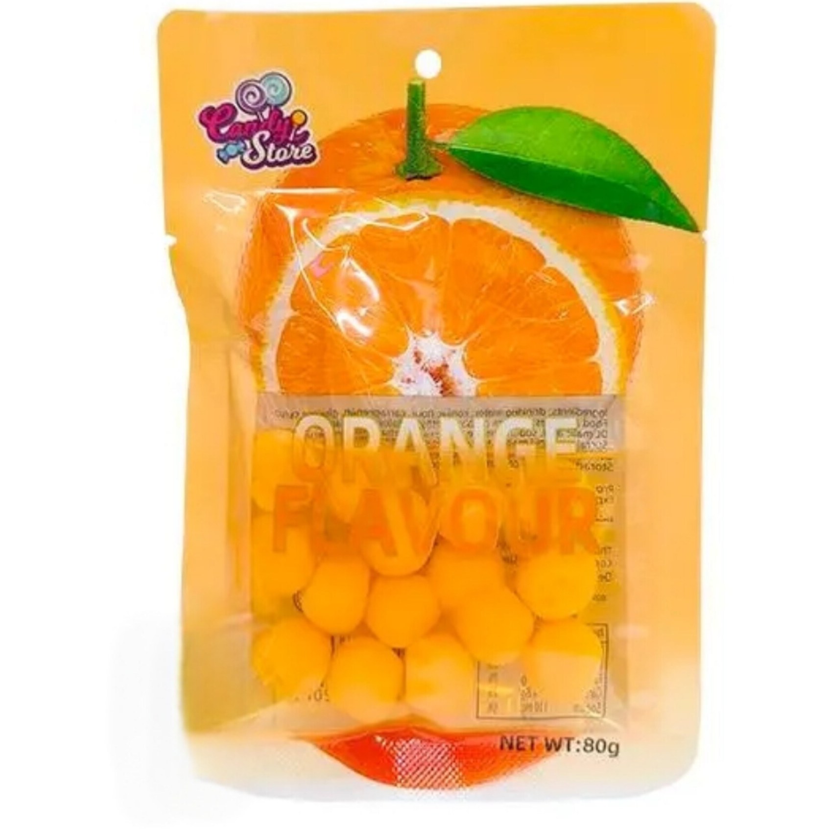 پاستیل خیس پرتقال 80 گرمی بسته 5 عددی