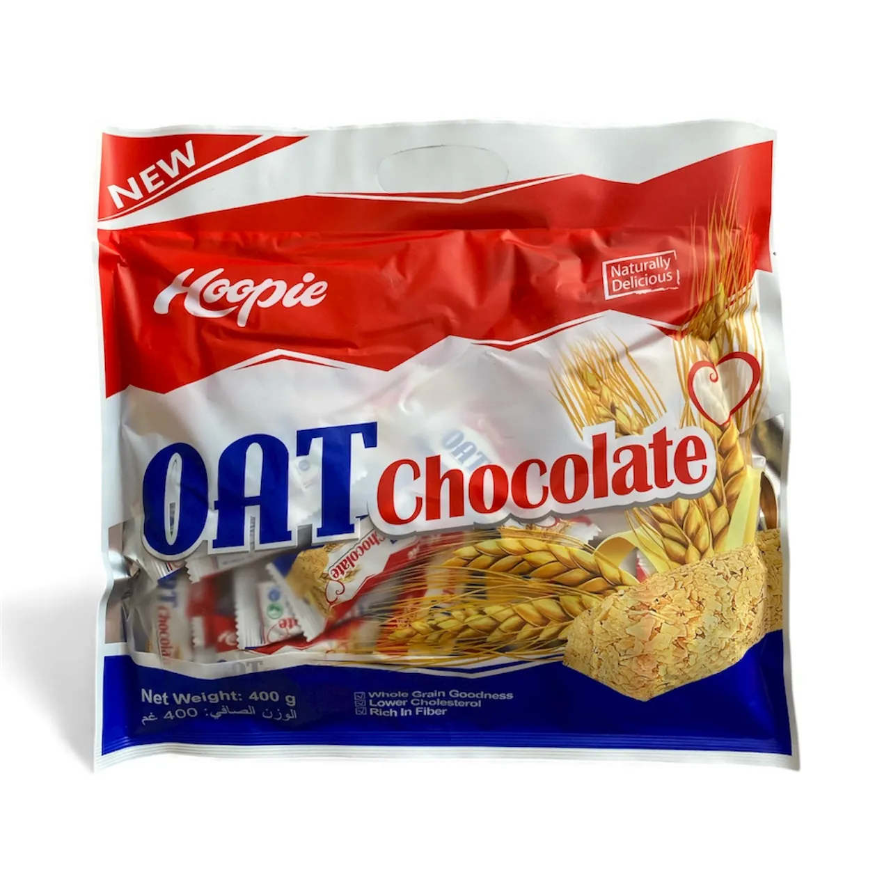 شکلات غلات اوت شکلات  Oat Chocolate وزن ۴۰۰ گرم  کارتن 24 عددی