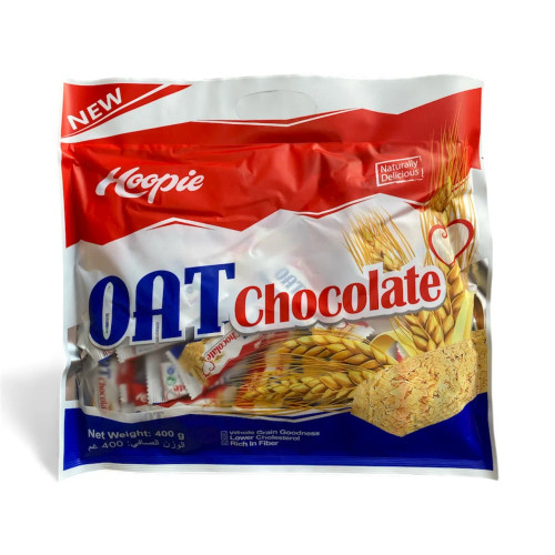 شکلات غلات اوت شکلات Oat Chocolate وزن ۴۰۰ گرم کارتن 24 عددی